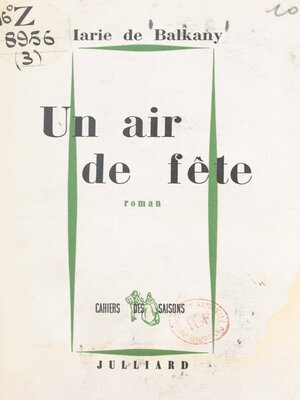 cover image of Un air de fête